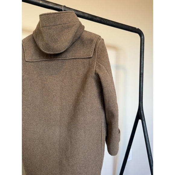 VTG Gloverall Original England Duffle Coat Brown Wool Hooded Toggle 36 academia - Picture 5 of 9
